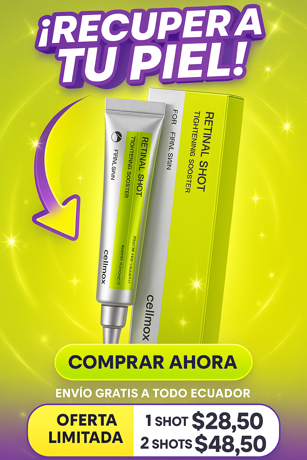 Retinal Celimax The Vita ¿Lista para ver tu piel renovada en solo días?